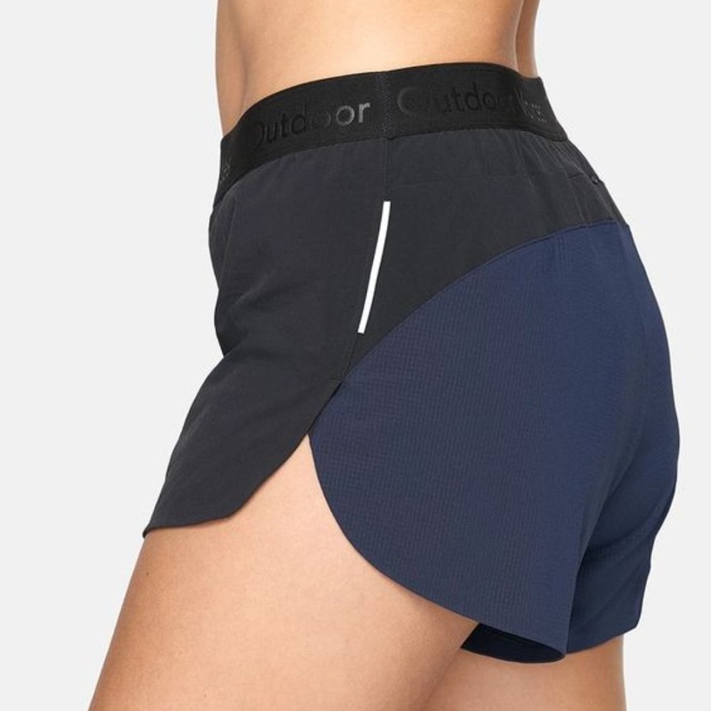 Outdoor Voices Run (Lightspeed) Shorts, Black/Navy